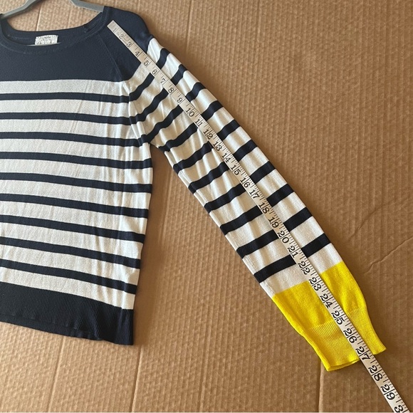 Zara knit striped pullover sweater, relaxed fit, lightweight size S - Picture 6 of 13